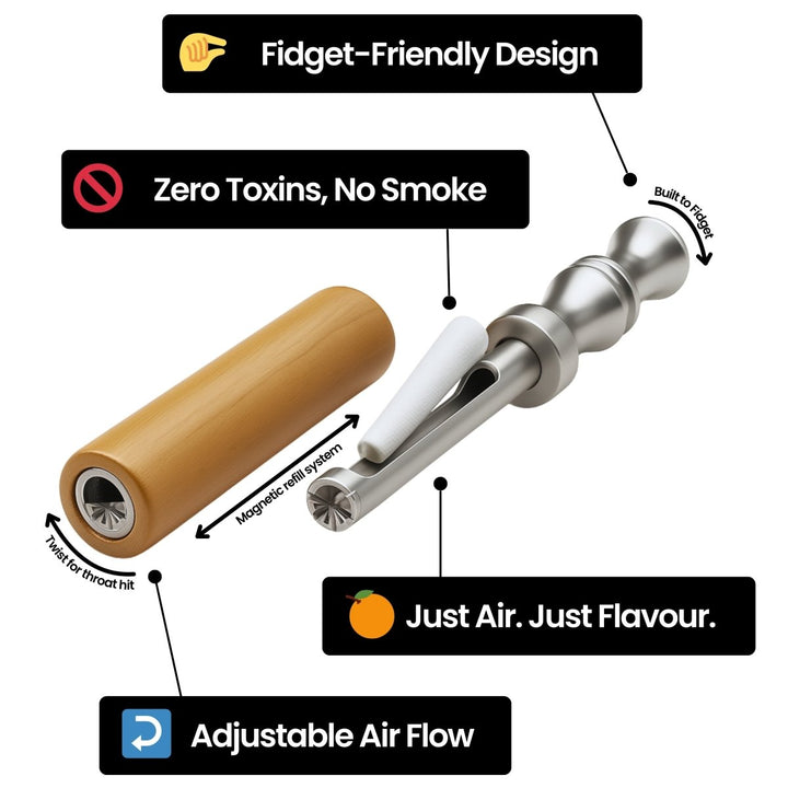 Flair Walnut Inhaler - Flair