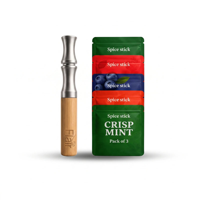 flare smoke n vape Starter Set nicotine-products Airbar Diamond:Pineapple Ice No Nicotine Tobacco Flavored
